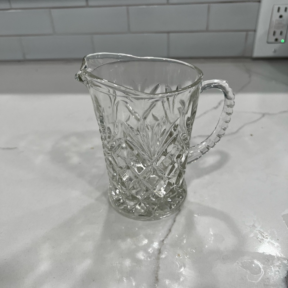 Vintage Anchor Hocking Prescut Pineapple Pitcher